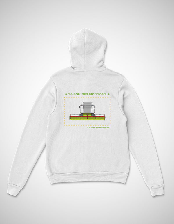 Saison des moissons Blanche et Verte pull unisexe